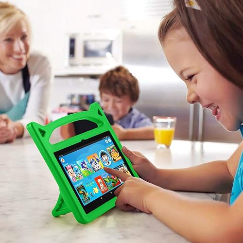 Miniatura 3 de Dinines - Funda para tablet de 8 pulgadas a prueba de niños (para versión 2022 y 2020, 12 y 10 generación), ligera, a prueba de golpes, con soporte