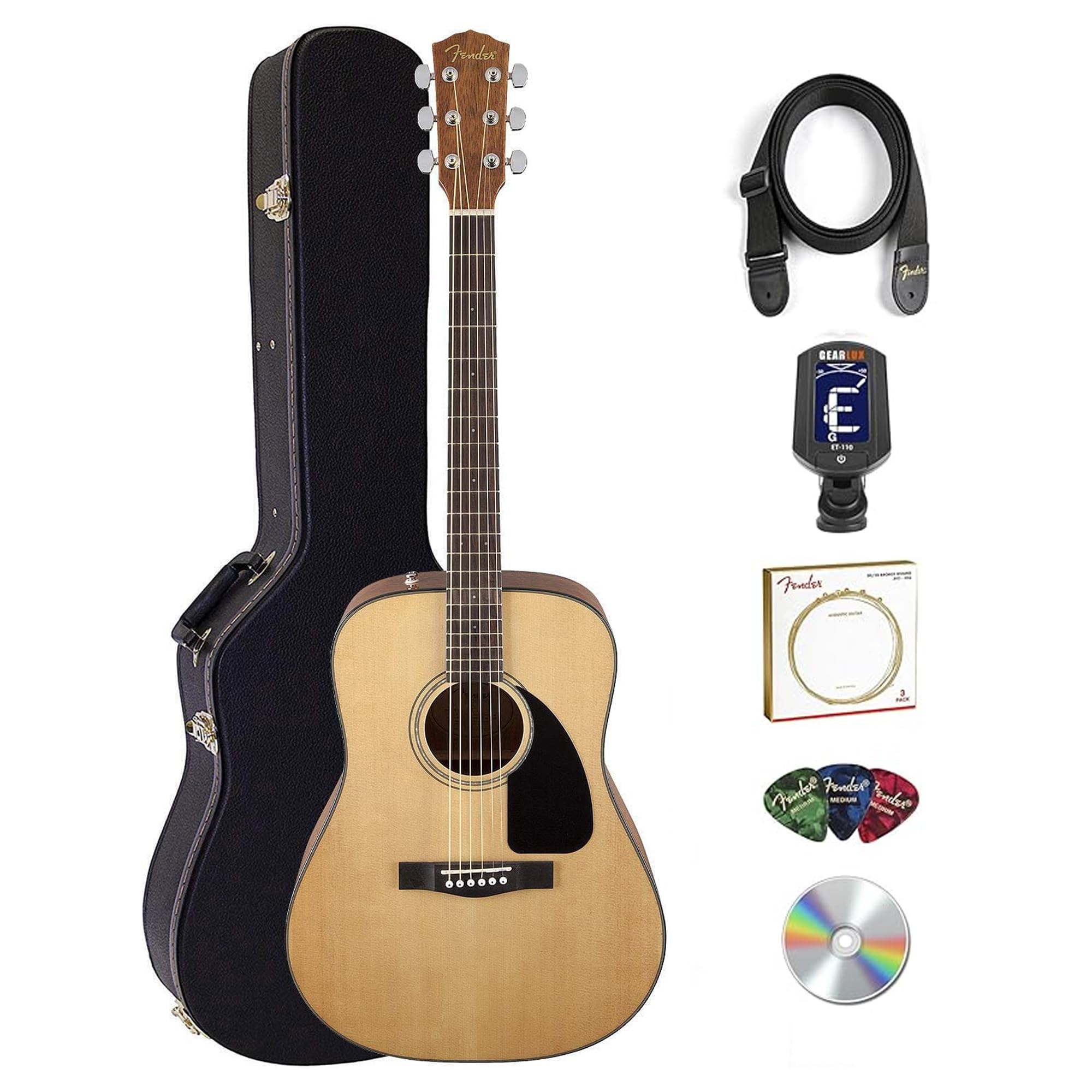Amazon | Fender CD-60 ドレッドノート アコースティックギター