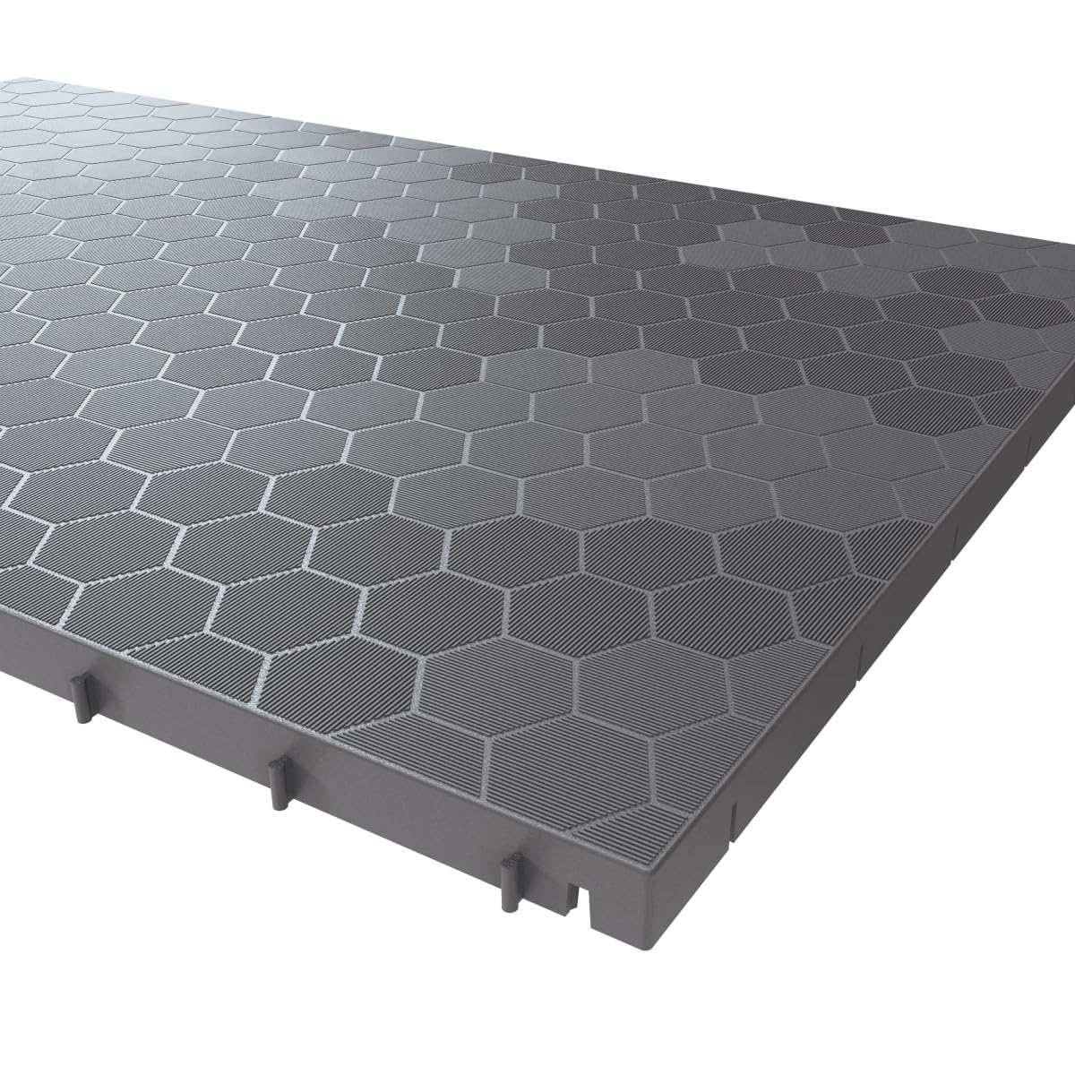 Dalle de sol Clipsable 116 x 76 x 3 cm Rectangulaire Polypropylène Revêtement de Sol Modulable Intérieur/Extérieur Art Plast