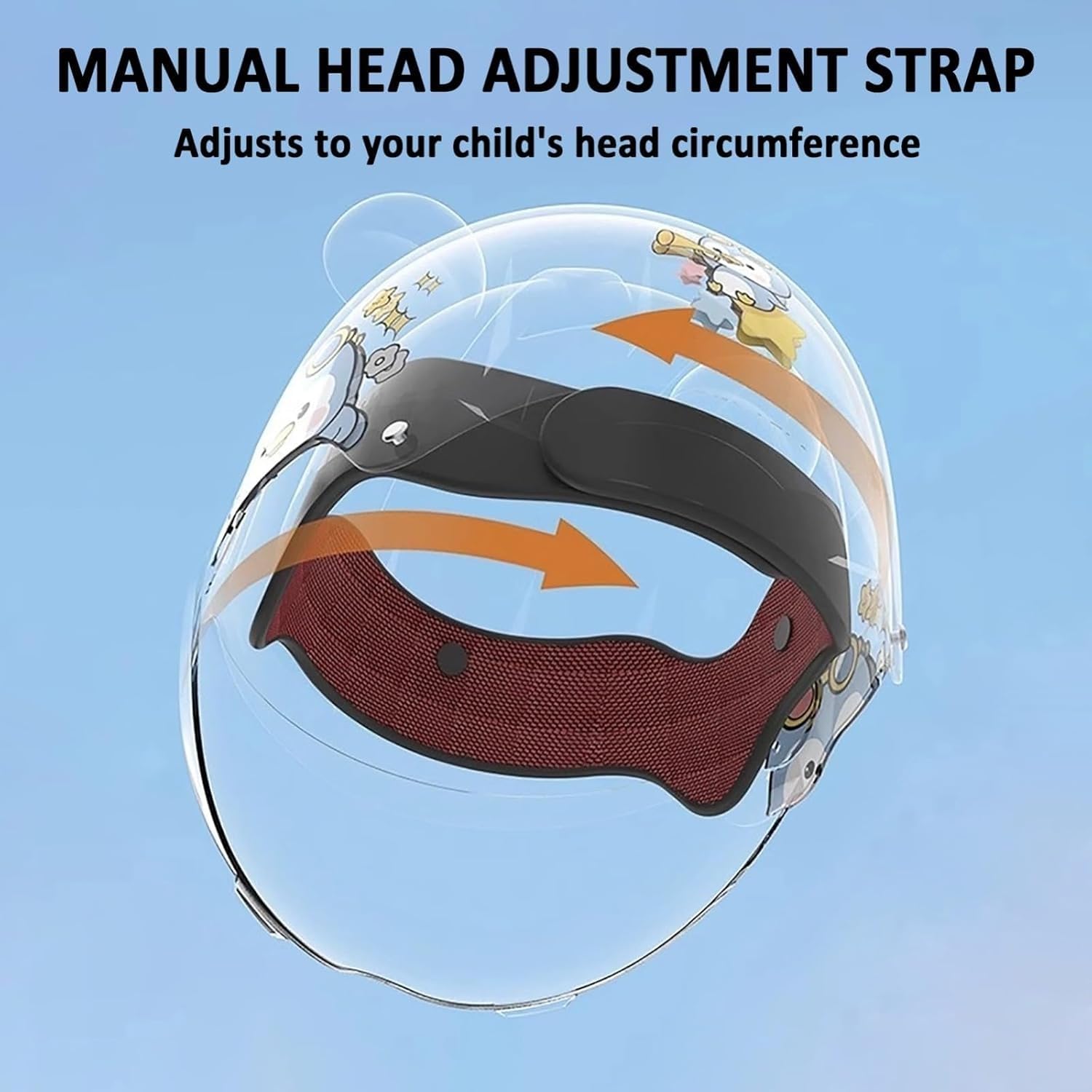 Casco Jet for Bambini Aperto con Visiera, Omologato ECE DOT, Casco da Moto Scooter Unisex for Ragazzi e Ragazze da 3 a 12 Anni