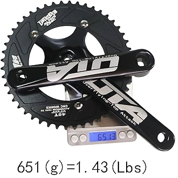 バイフリー　 シングルクランクセット 楽天市場】3ピース ナローワイド シングル クランク SIXTH