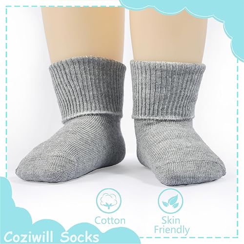 Miniatura 5 de Calcetines de bebé recién nacido sin costuras, calcetines para bautizo, bautizo, bebés, niñas y niños, 0-33-12 meses, paquete de 612