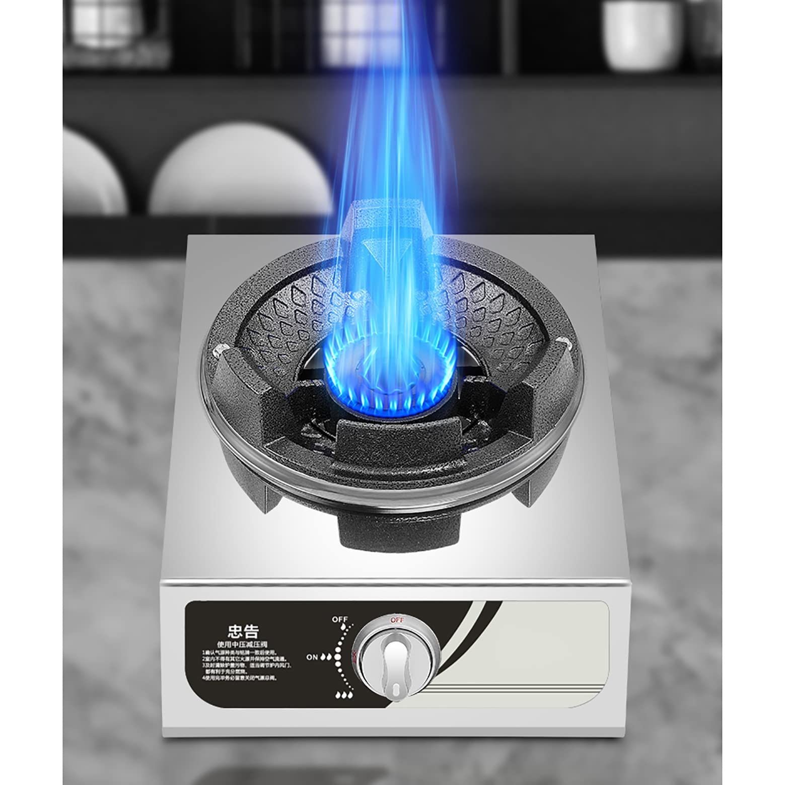 Supporto Per Wok In Ghisa Per Fornello A Gas – Anello Antivento E Raccoglifuoco, Risparmio Energetico, Nero 25x25 Cm