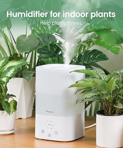 Miniatura 5 de Humidificadores para dormitorio y hogar, 3.5L de llenado superior de aire humidificador de niebla fría para habitación grande de bebé, plantas de