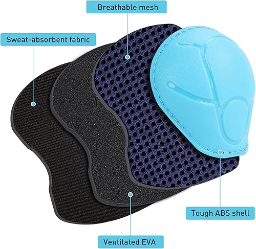 Miniatura 5 de SAMIT Rodilleras para niños de 3 a 8 años, conjunto de equipo de protección para niños y niñas, rodilleras y coderas con protectores de muñeca,