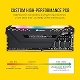 Mémoire de Bureau Corsair Vengeance RGB Pro 32 Go (2x16 Go) DDR4 Jusqu'à 3200 MHz C16 - Noir - 4