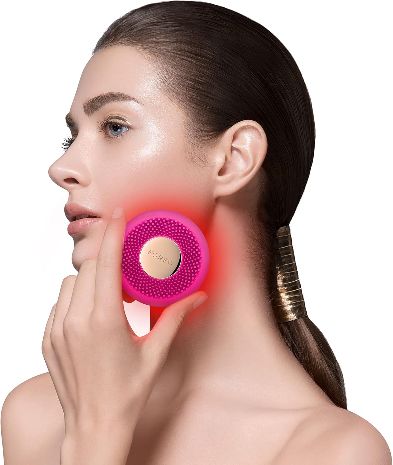 FOREO UFO mini Full Facial LED Mask Treatment, Red Light Therapy, Face Masks Beauty Treatment, Korean Skincare