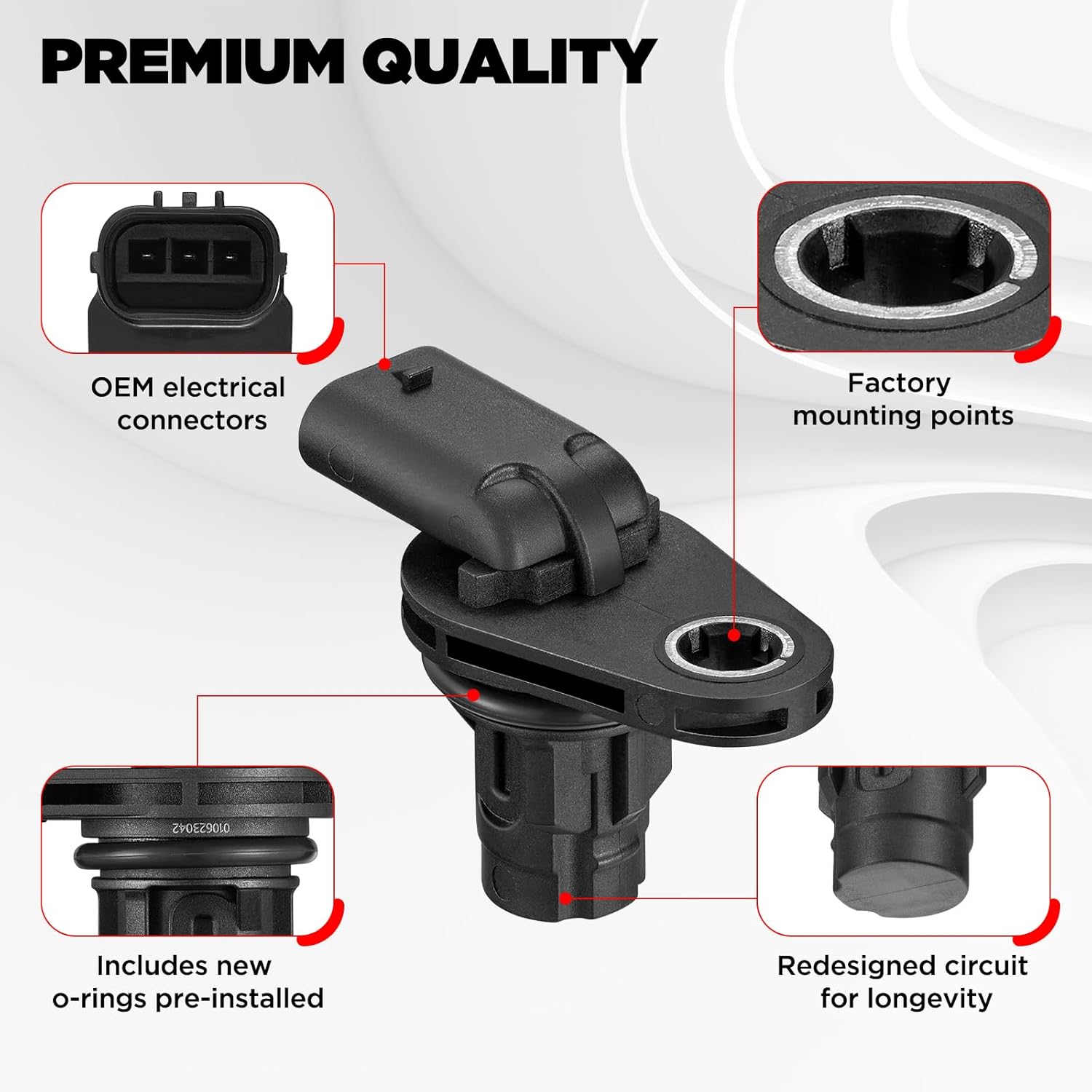 BDFHYK 2769051100 Cam Camshaft Position Sensor Compatible with Mercedes-Benz C300, C350, CL550, CL63 AMG, CLS550, CLS63 AMG, E350, E400, E550, E63 AMG, G63 AMG, GL450, GL550, GL63 AMG, GLE350 / Benz