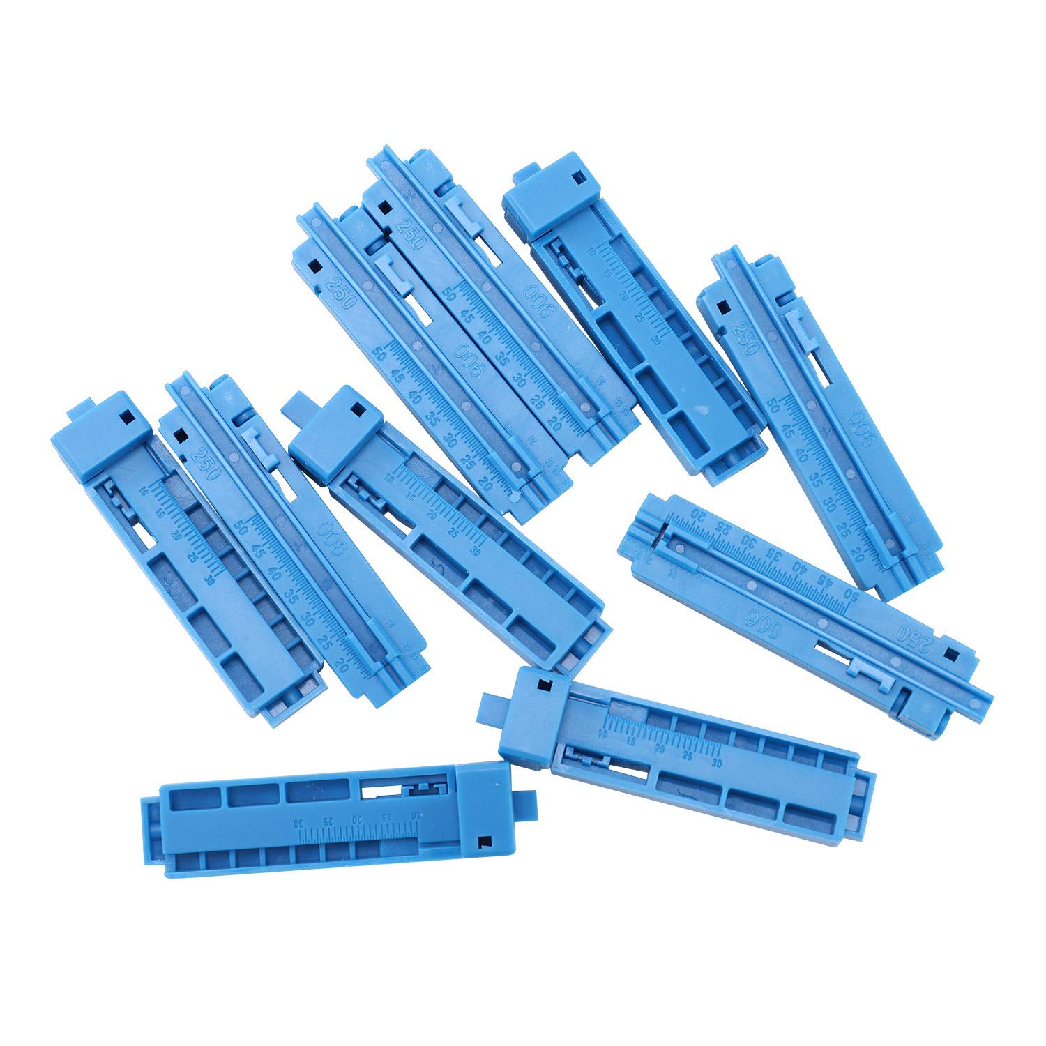 Knadgbft 10Pcs 2 In 1 Economical Fixed Length Guiding Rail Fiber Optic Cable Stripper Optical Fiber Cutting Guide Rail Ftth Tool