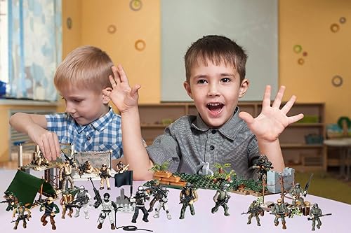 Miniatura 3 de YEIBOBO ! Figura de acción de las fuerzas especiales con armas militares y accesorios