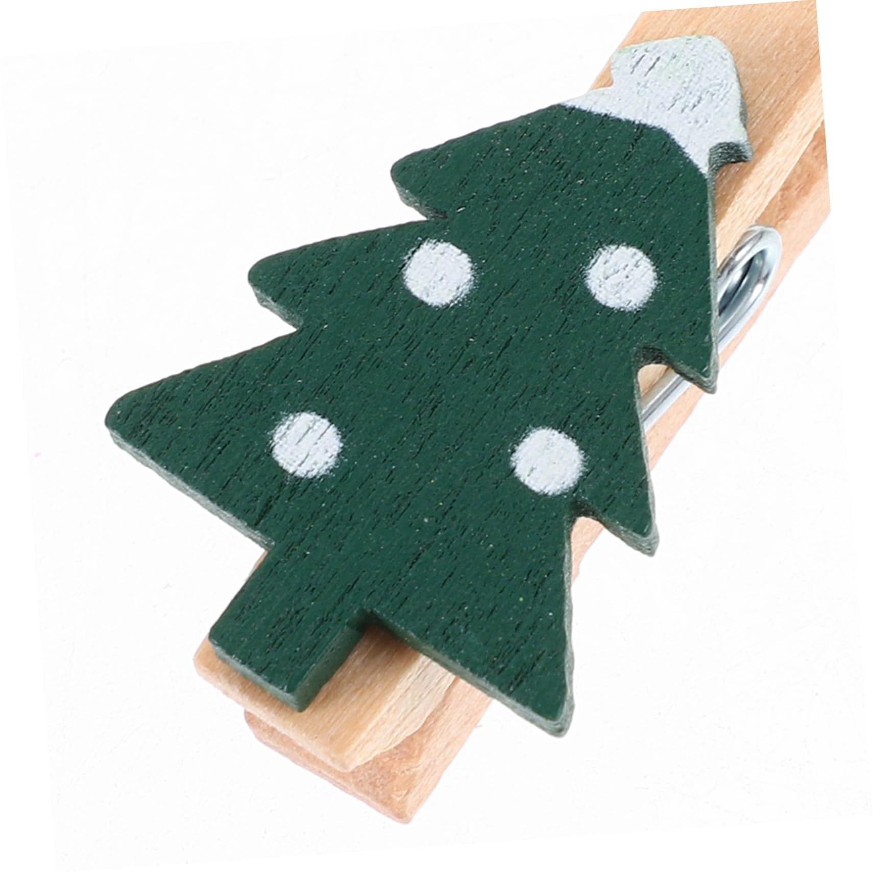 Alipis 500 STK Cartoon-Fotoclips Weihnachts-Memo-Clips Schneeflocken-Fotoclips Dekorative Fotoclips weihnachtsbasteln Weihnachts basteln kleine Fotoklammern Mini-Weihnachtsholzclips Eisen