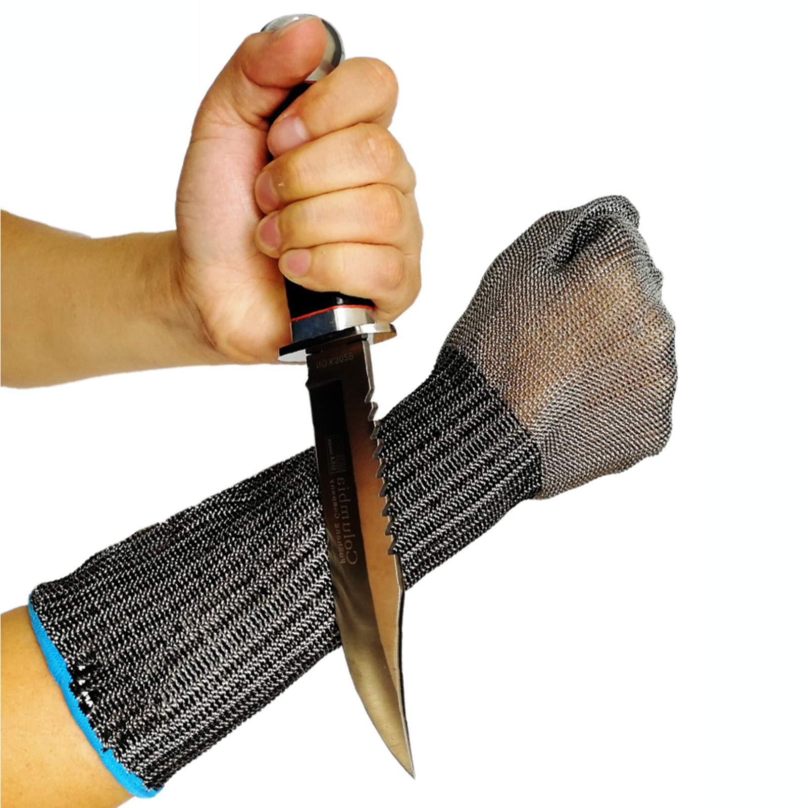 WXYZ Guantes Resistentes al Corte de Metal Pesado, Guantes de Trabajo de Seguridad Protectores de Grado 5, for Cocina/jardín/Captura de Cangrejo (Size : 2pcs/S)