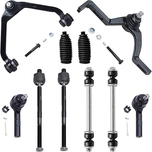 Miniatura 313 de Detroit Axle - Kit de suspensión frontal de 10 piezas para Ford Ranger Mazda B2300 B2500 B3000 B4000, 2 brazos de control superiores, 2 rótulas