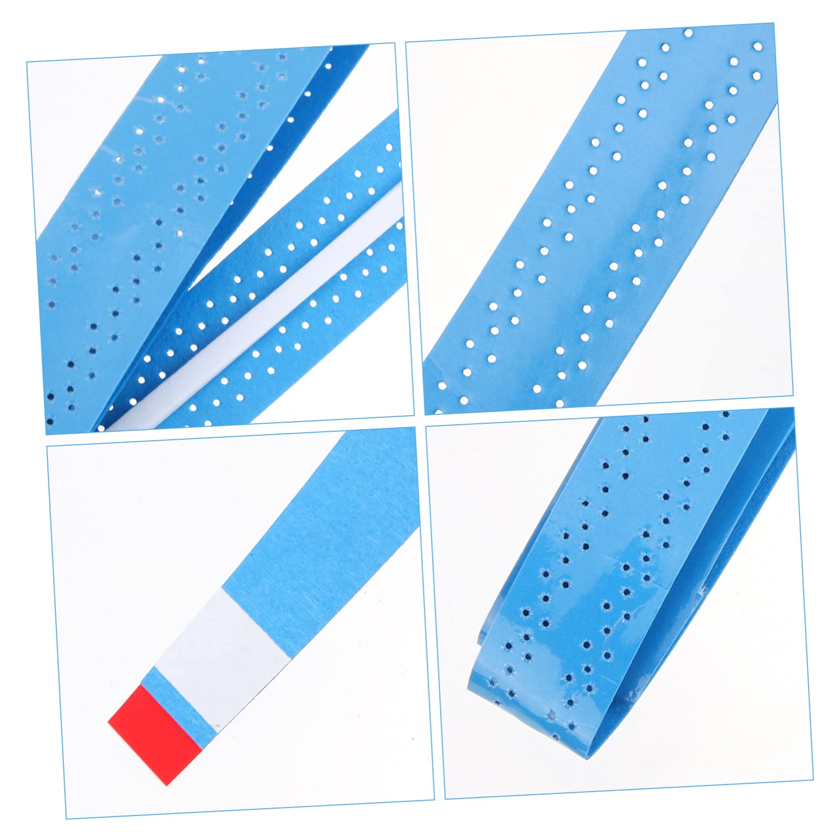 Sosoport Pegamento para Raquetas De Bádminton Cinta Overgrip De Tenis Envoltura De Cinta De Agarre Cinta De Agarre De Tenis Cinta Absorbente para Raquetas PU