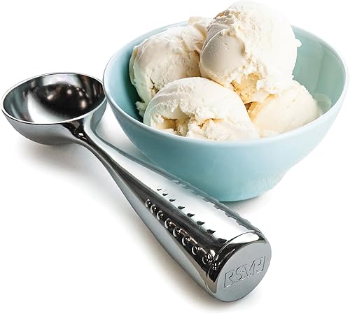 Miniatura 8 de RSVP International Ice Cream Tool Collection Apto para lavavajillas mango grande cucharas 4 piezas acero inoxidable
