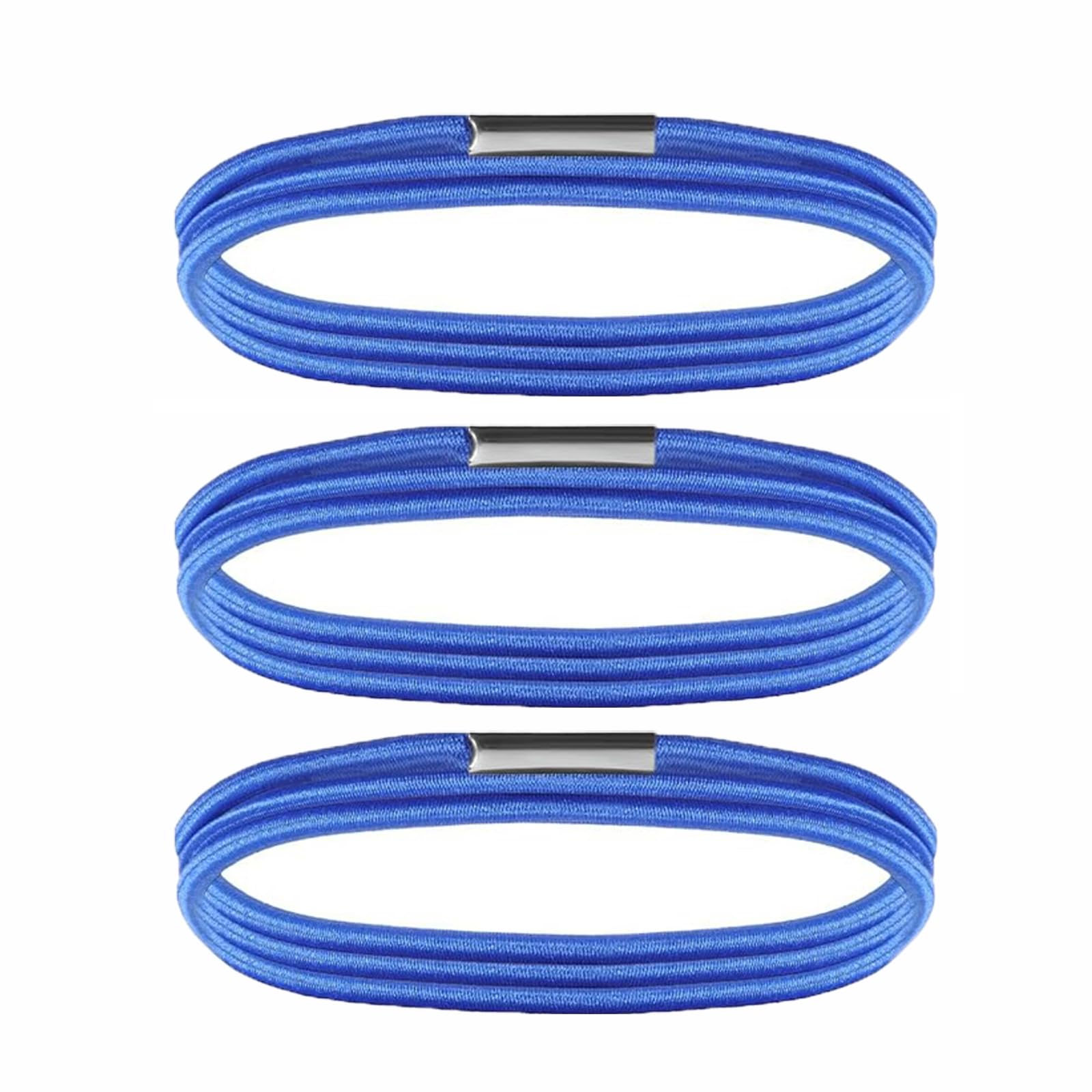3Pcs Wheelie Bin Bands, Large Elastic Bands Durable Trash Can Bag Bands for School Home Office Waste Bins Litter Box (Blue)