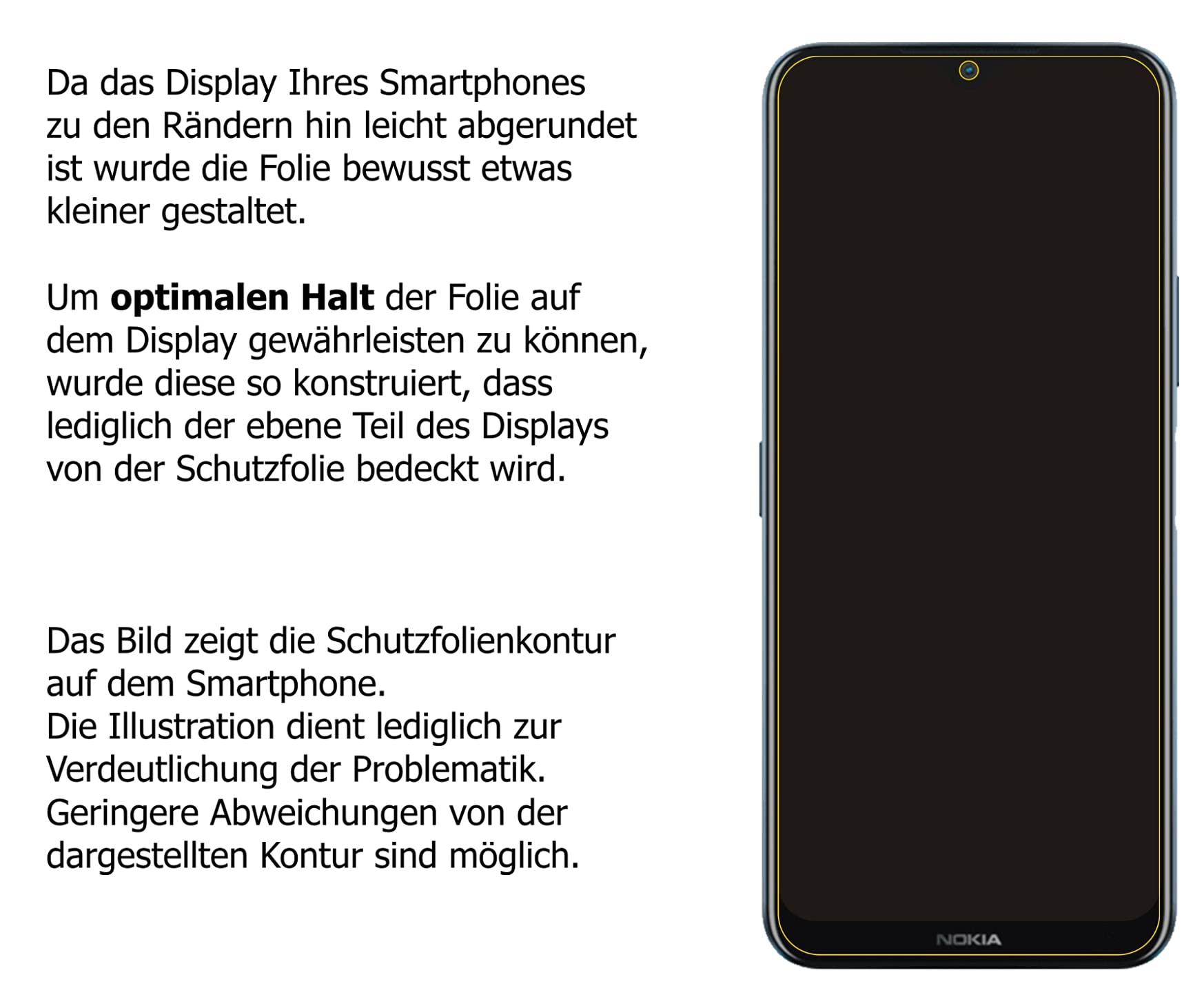dipos I 6X Pellicola Protettiva Compatibile con Nokia G50