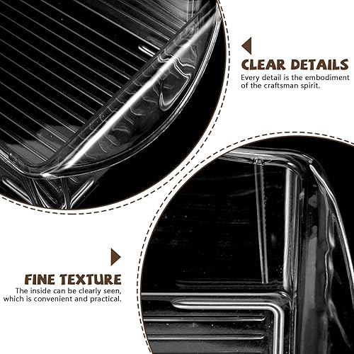 Miniatura 9 de Alipis Contenedor organizador de refrigerador, contenedor de plástico transparente para refrigerador, caja de almacenamiento de frutas y verduras