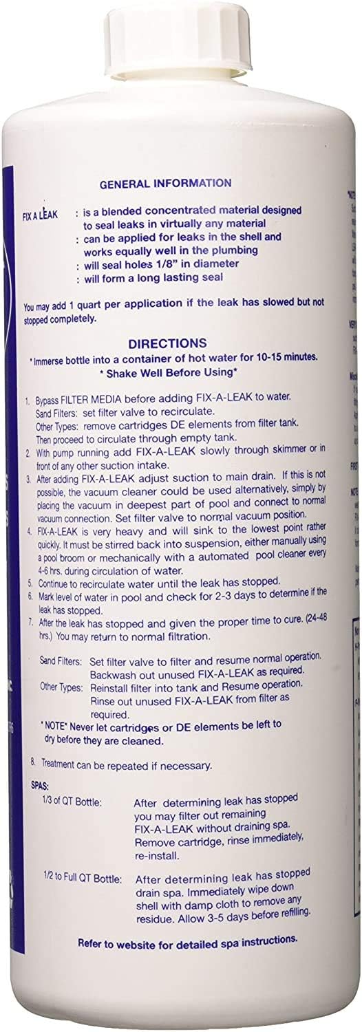Fix A Leak Pool Leak Sealer - 32 oz (Two Pack)