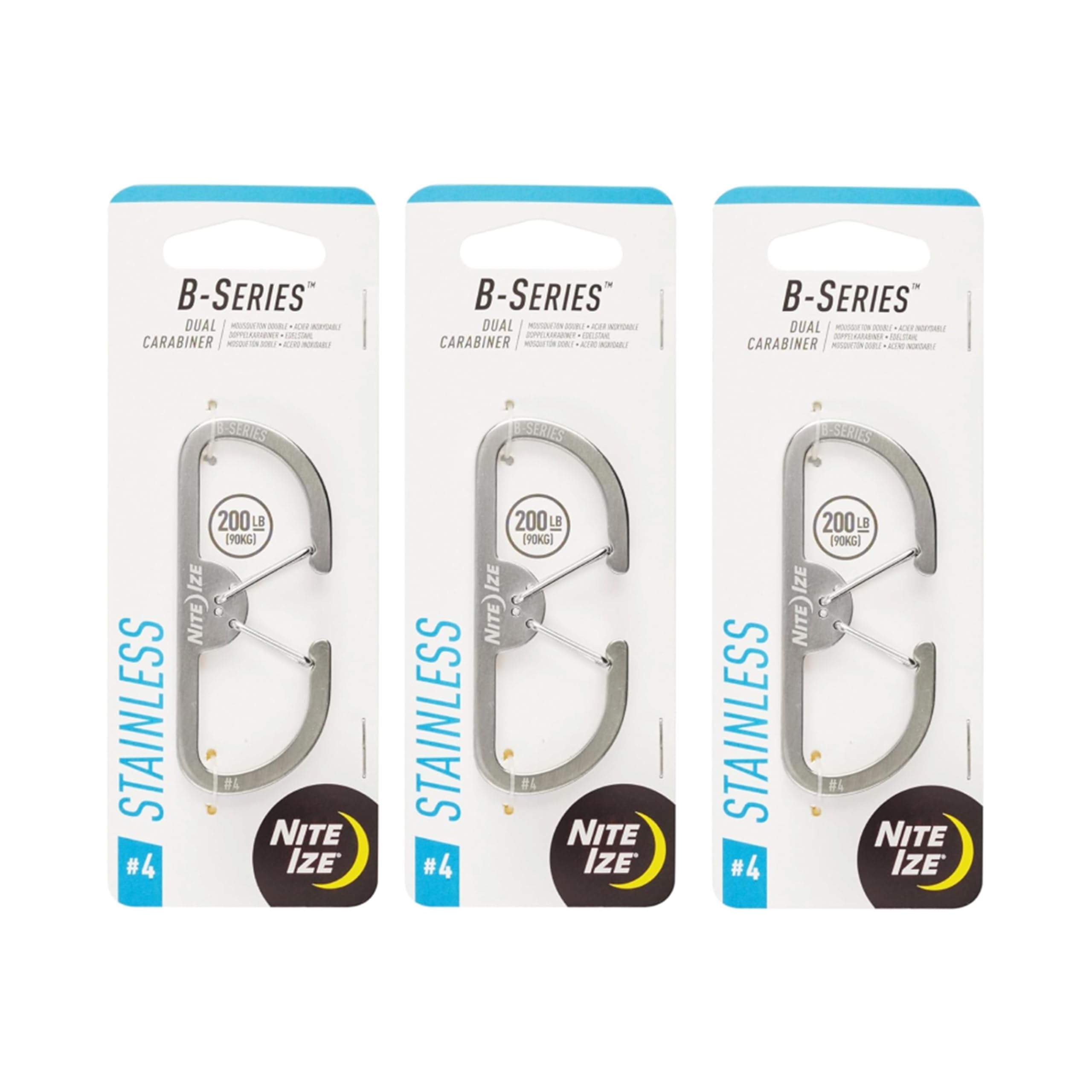 Amazon.com: Nite Ize B-Series Dual Carabiner - Stainless Steel