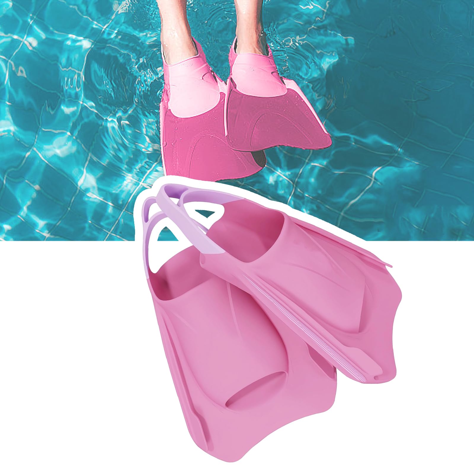 FOLODA Pinne per snorkeling per adulti e bambini | Pinna professionale flessibile per immersioni, attrezzatura assistente per nuoto subacqueo, acqua da spiaggia, allenamento