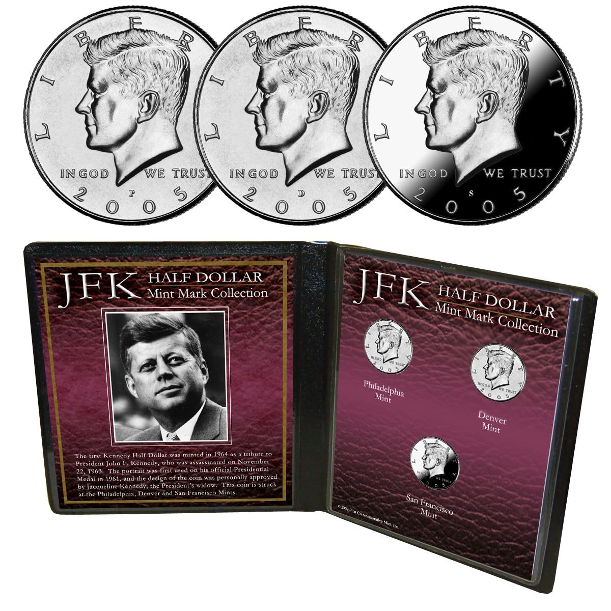Kennedy Half Dollar Mint Mark Collection : Amazon.ca: Toys & Games