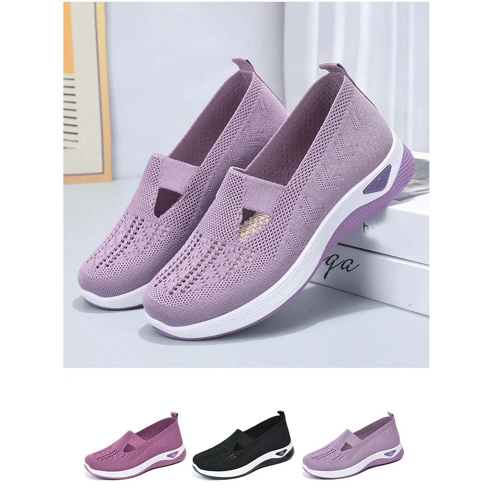 Zapatos ortopédicos para Mujer Transpirables Suela Suave para Caminar