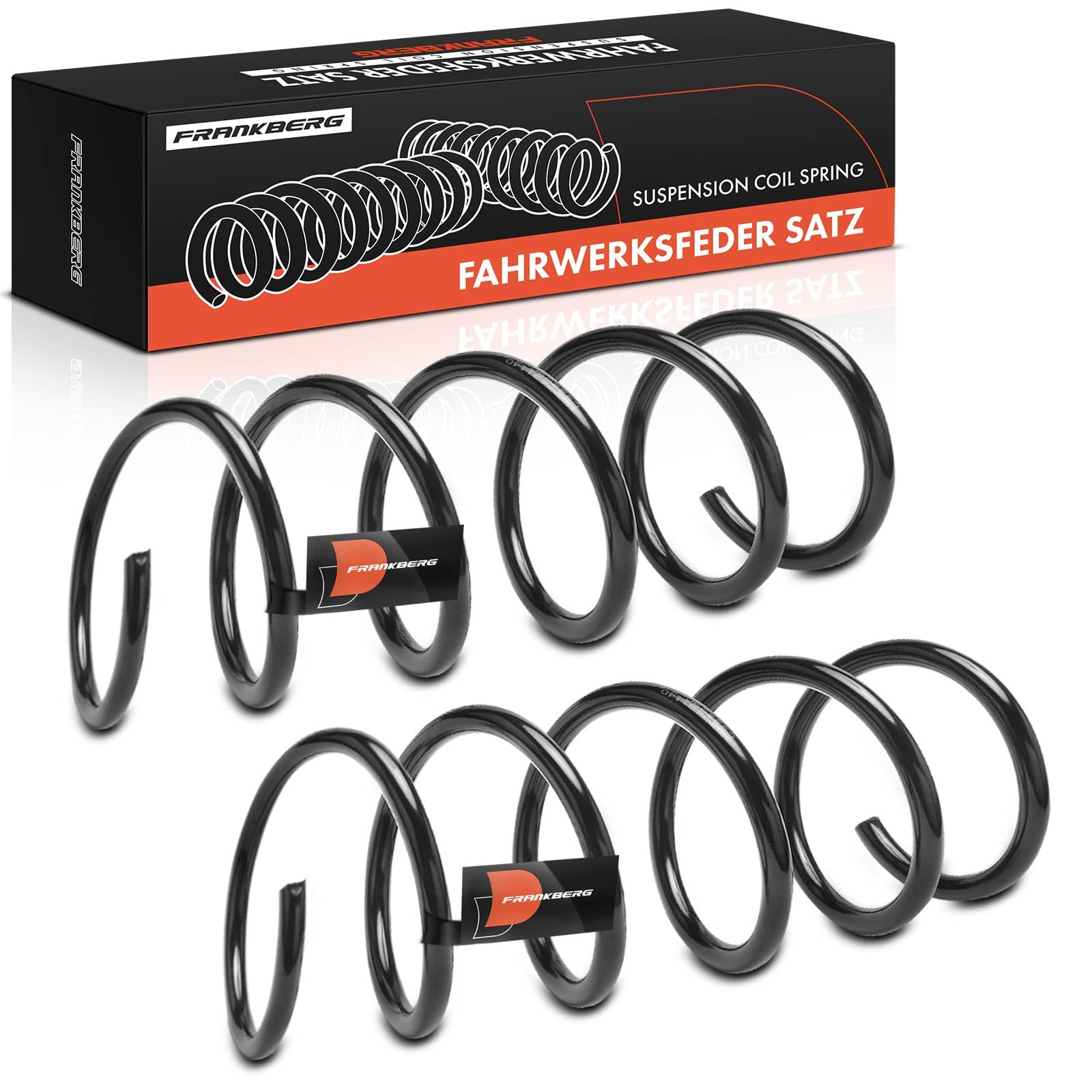 Frankberg 2 ressorts de suspension pour essieu avant 540108433R | Compatible avec: Duster HS