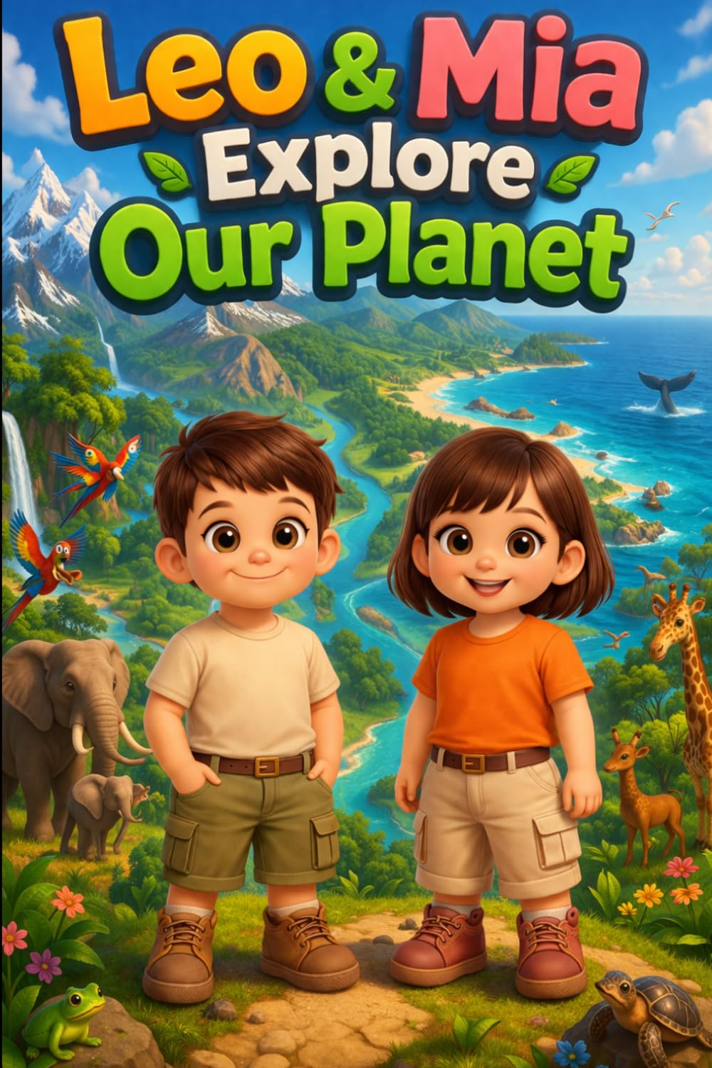 Leo & Mia Explore Our Planet: Discover Earth, Nature, and Amazing Landscapes | Fun Science Adventure for Kids | Easy English Learning Story for Young ... ESL Beginners (Leo & Mia Explore the World)