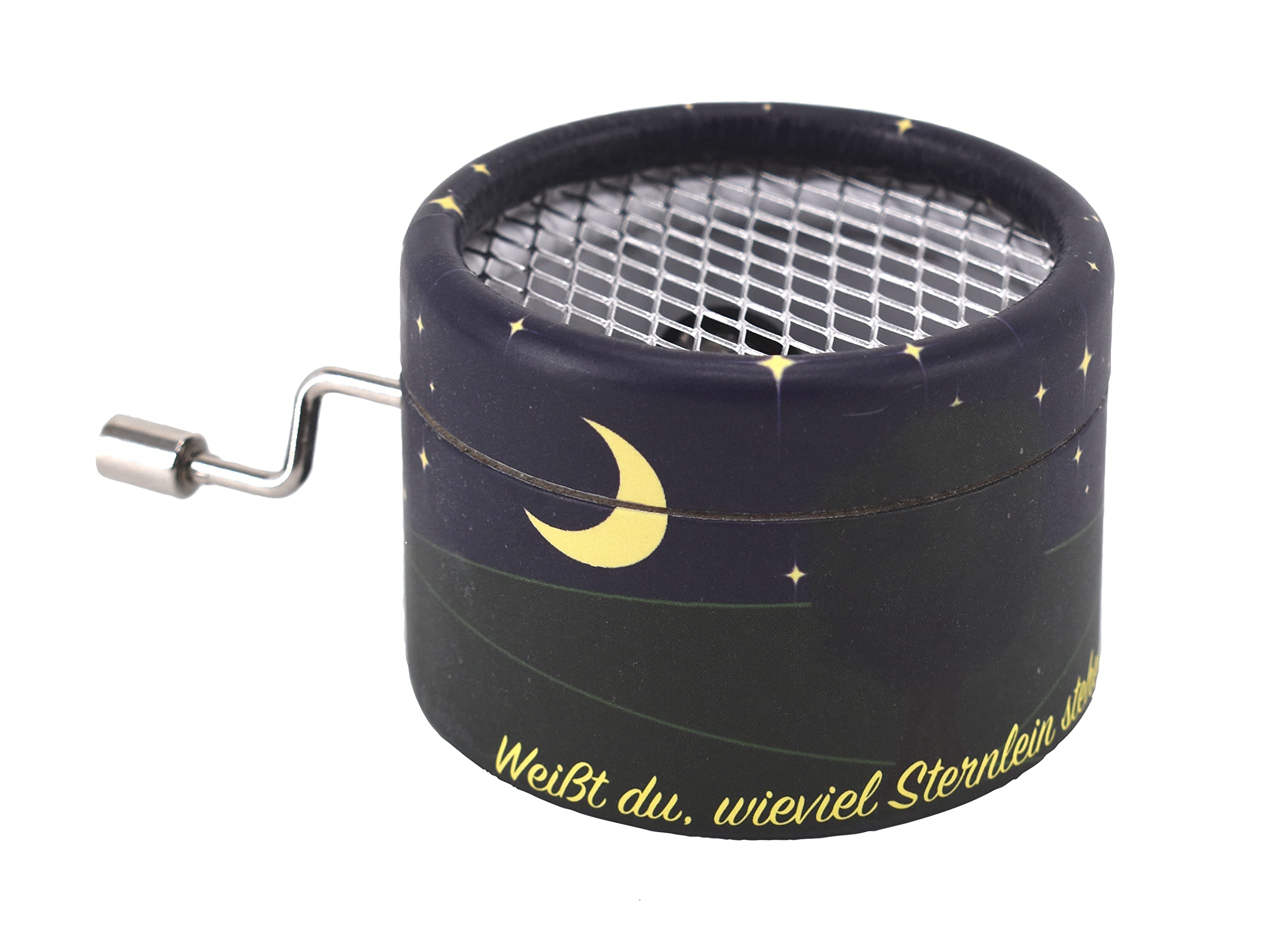 Voggenreiter 1290 Music Box"Weißt du wie viel Sternlein Stehen", High-Quality Music Box with Quality Musical Mechanism and Hand Crank, Robust and Child-Friendly Casing