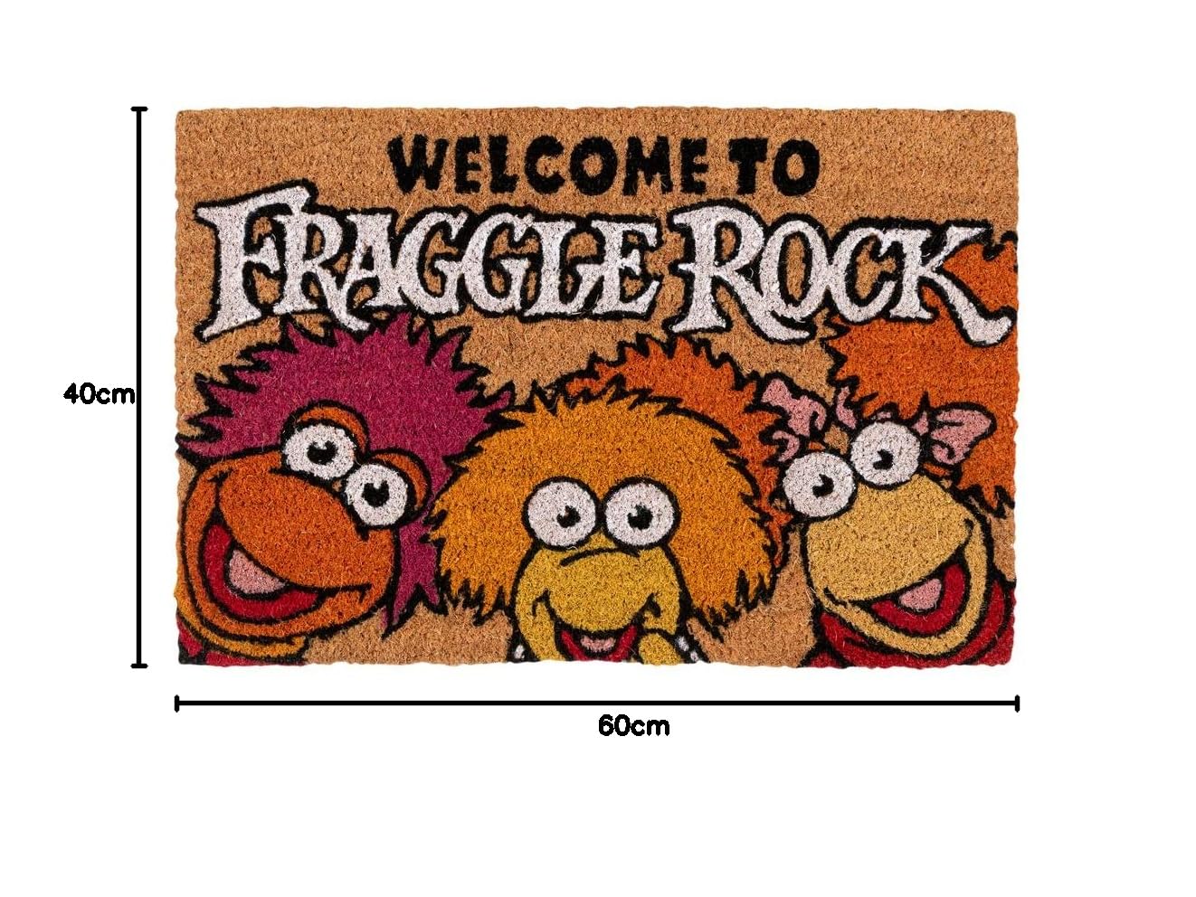 TruffleShuffle Welcome To Fraggle Rock Door Mat