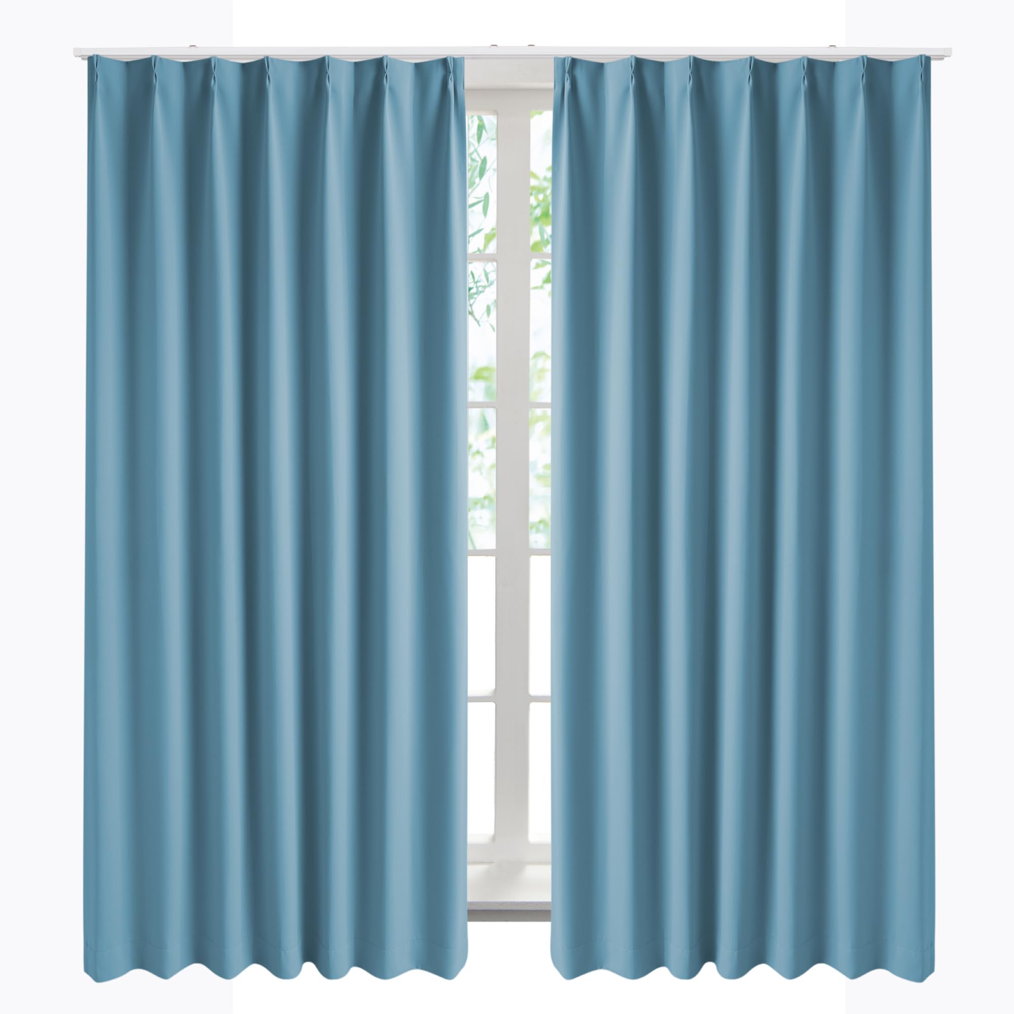 Amazon｜カーテン 遮光1級 99%以上遮光 防音 遮音 断熱 防寒 ドレープ