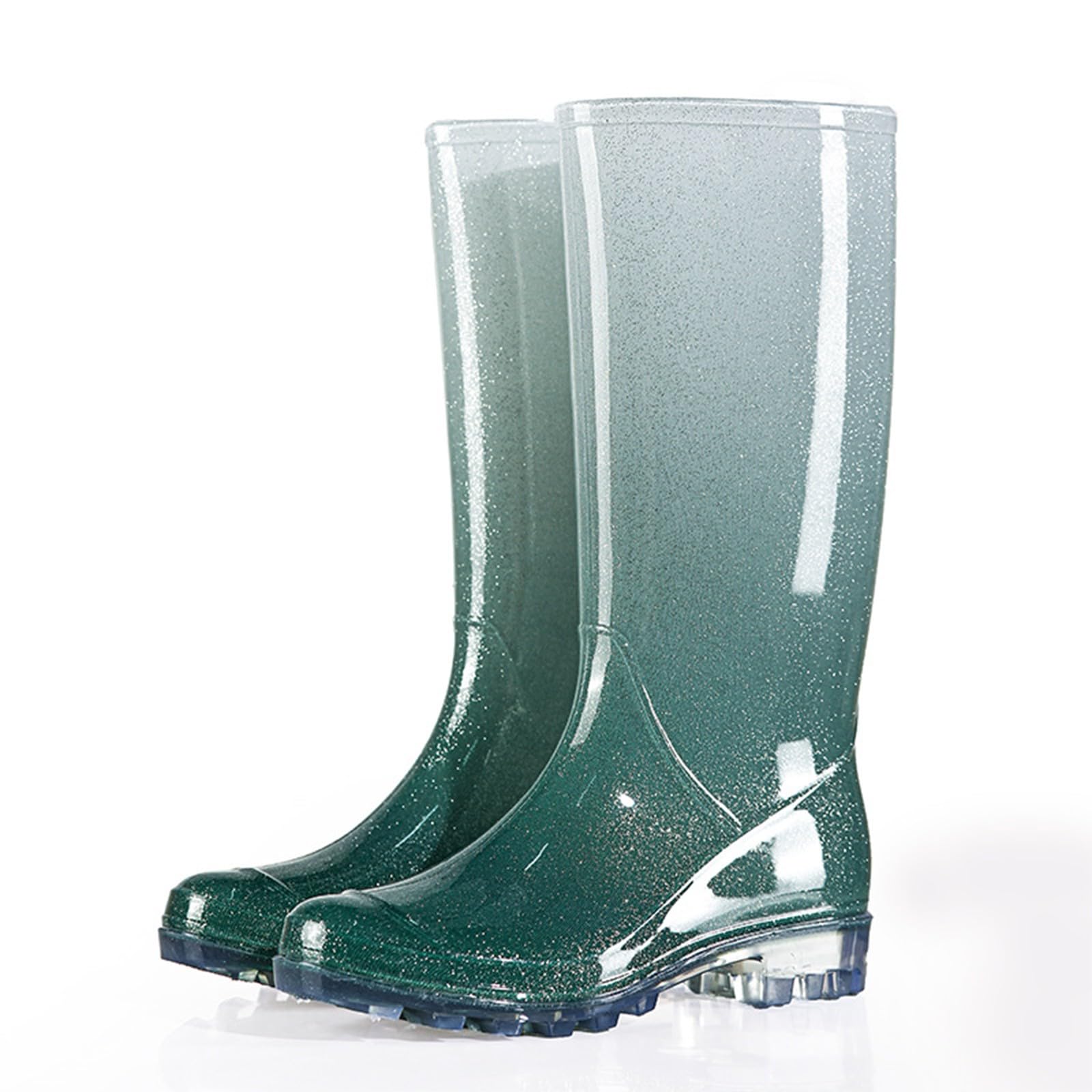 Stivali da Pioggia da Donna Scarpe da Pioggia comode Stivali di Gomma Scarpe da Giardino Antiscivolo All'aperto