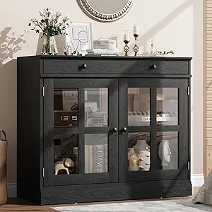 GarveeHome 35.4" Sideboard Buffet Cabinet