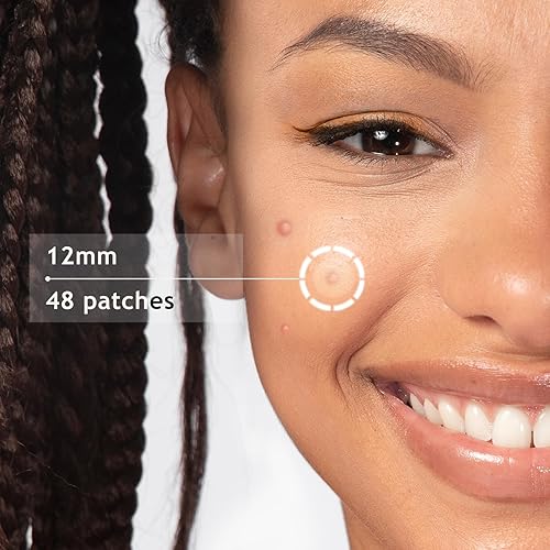 Miniatura 8 de Parches de espinillas ultra  Parche hidrocoloide para el acné para cubrir zits e imperfecciones, brotes de acné, calcomanías para puntos de acné