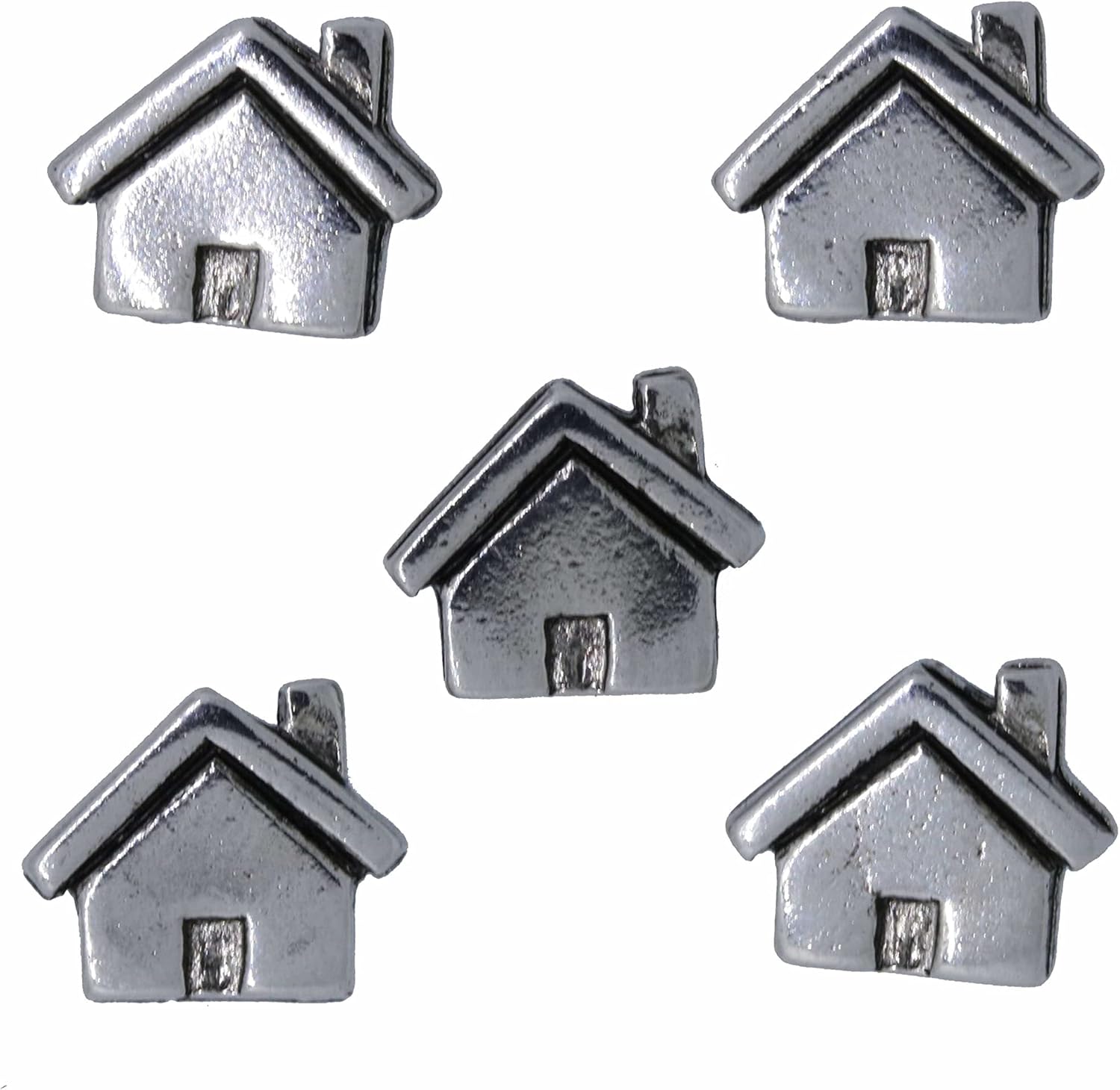 House Map Pins - Silver Finish