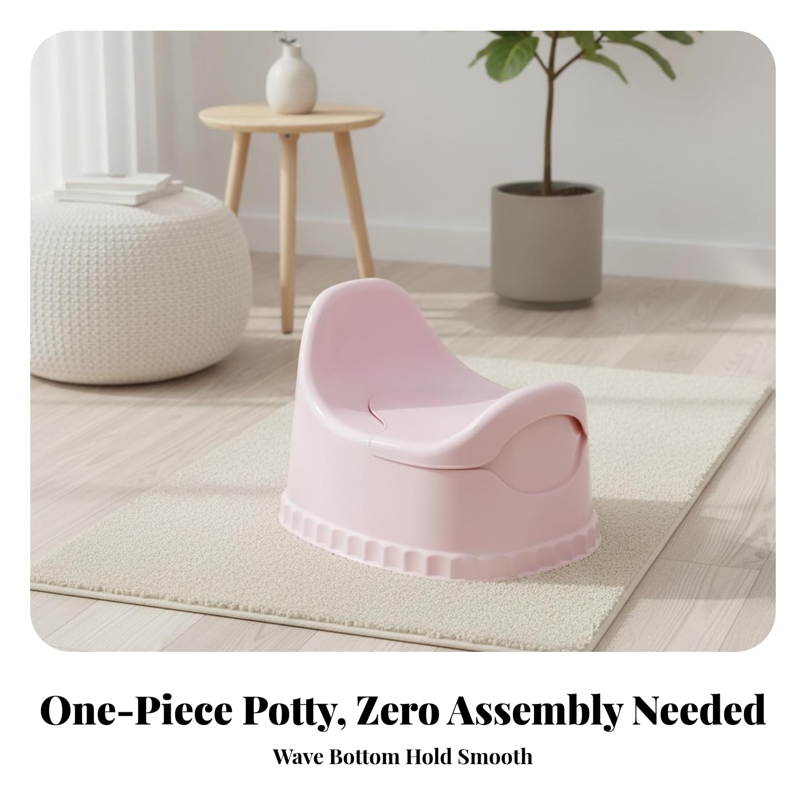Vasino con Paraspruzzi Pratico Sanitari | Plastica PP senza Installazione, Toilette Mobile per Bambini, Impermeabile, Vasino da Notte, Casa, Neonati, Giallo