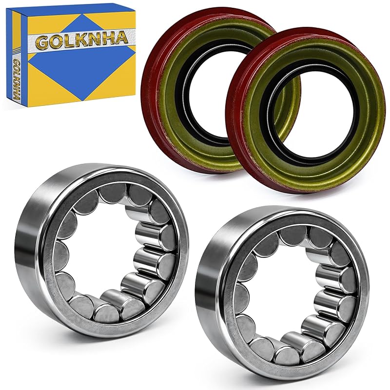 Kit de Rolamentos e Retentores de Roda Traseira GOLKNHA 513067 para Chevrolet, GMC e Cadillac – 4 peças