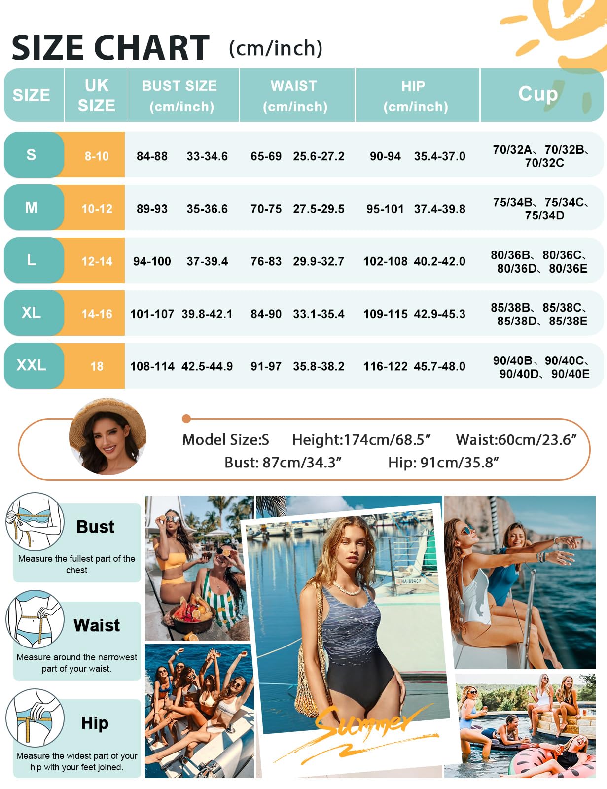 heekpek Trajes de Baño una Pieza Bañadores Mujer Chaleco Estilo Gradiente de Color Cintura Alta Slim Fit Bañador Deportivo Mujer