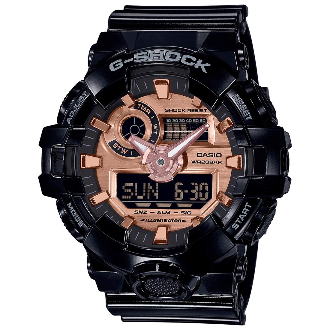Casio Analog-Digital Rose Gold Dial Mens Watch - GA-700MMC-1ADR (G938) (B07NY8PLSH) Amazon Price History, Amazon Price Tracker
