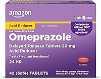 Vista 9 de Yaxa Basic Care Omeprazol Comprimidos de liberación retardada de 20 mg, reductor de ácido, 14 unidades (el embalaje puede variar)