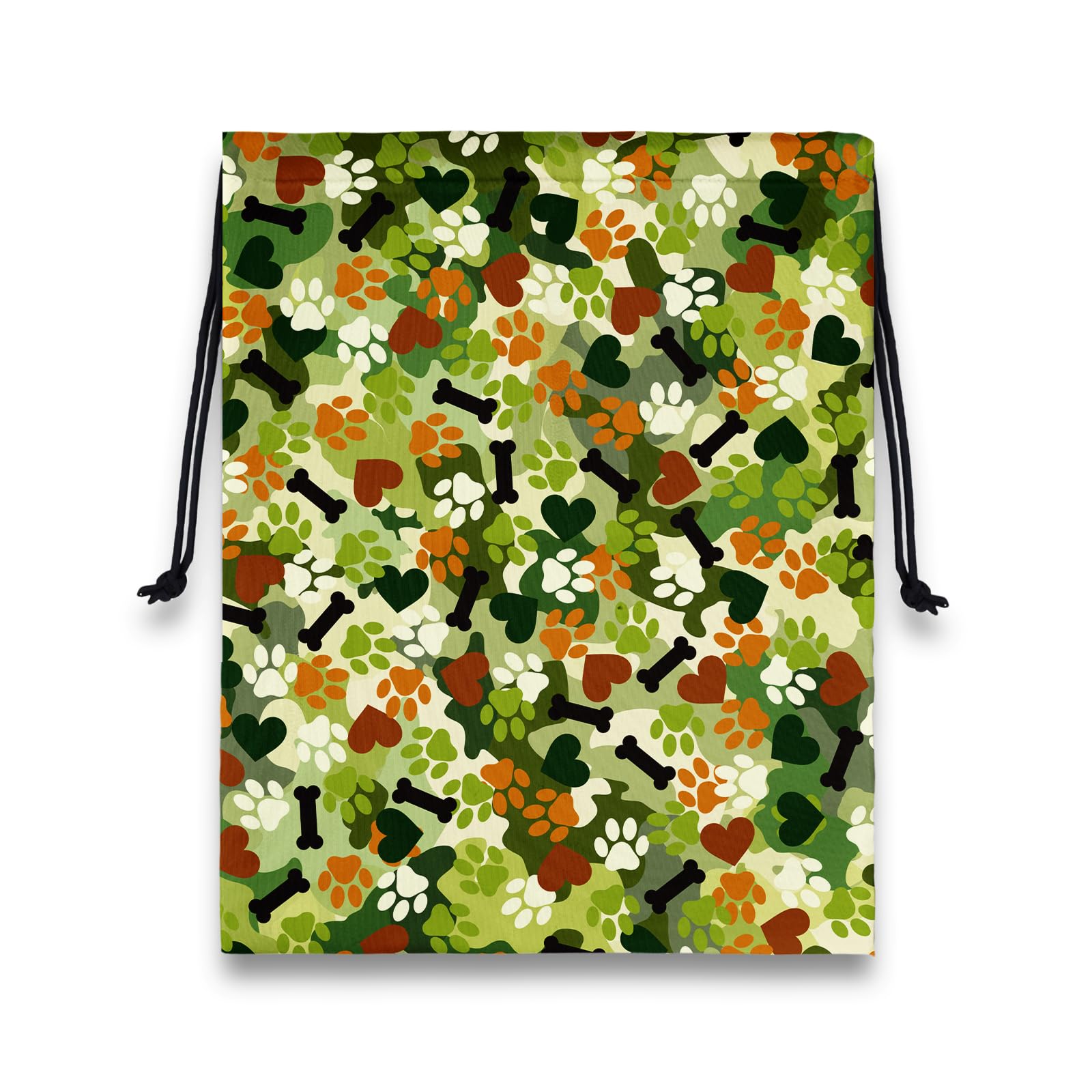Grip Bags for Gymnasts Camo Paw Portable Small Storage Pouch Bag with Drawstring