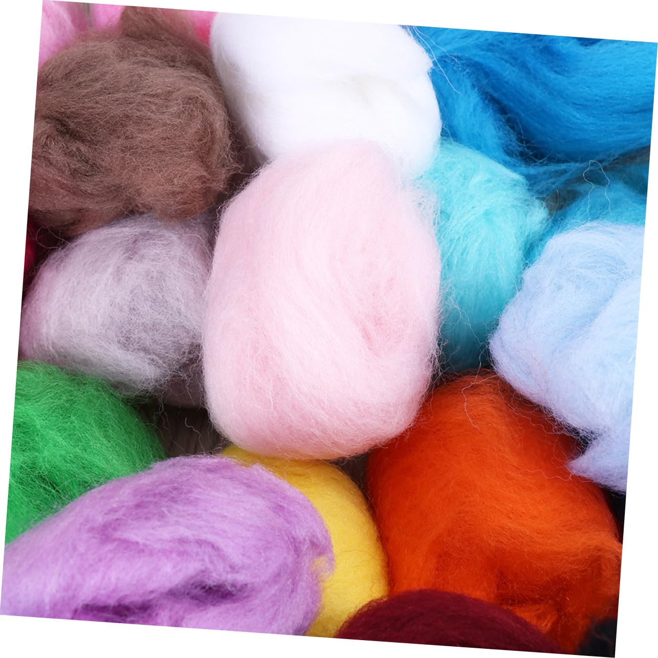 Nadel Filzset mit Farben Wollfilz Filzvlies und Filzfaservlies für DIY-filzstempel Hand-DIY Projekte Wollgarn zum Filzen Zufällige Farbe