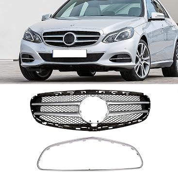 Front Grille Chrome Edge Fit for 2014 2015 2016 Merceddes W212 E350 E550