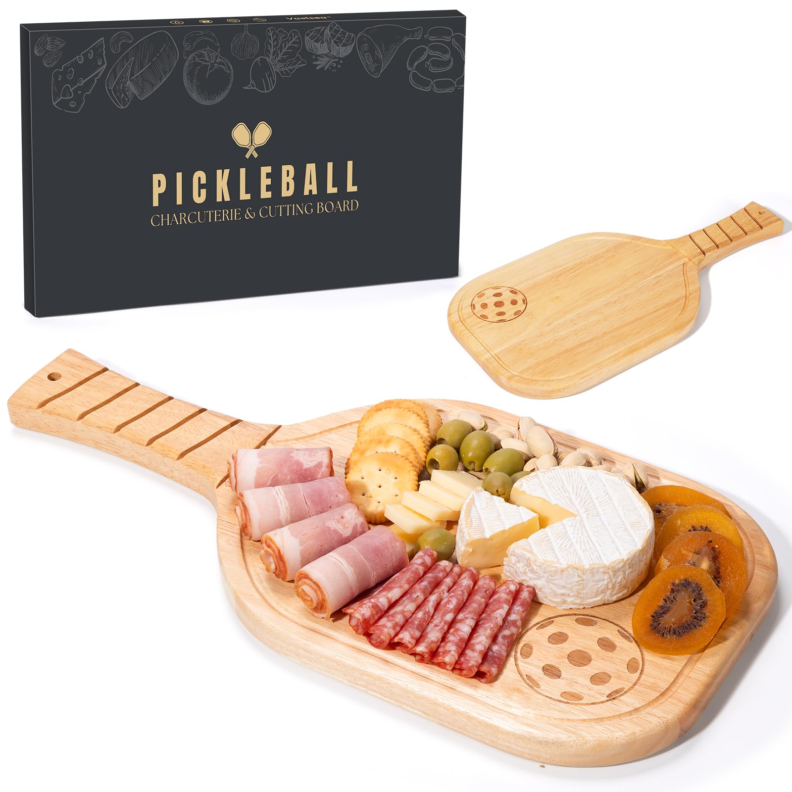 Pickleball Paddle Charcuterie Board - Pickleball Moments