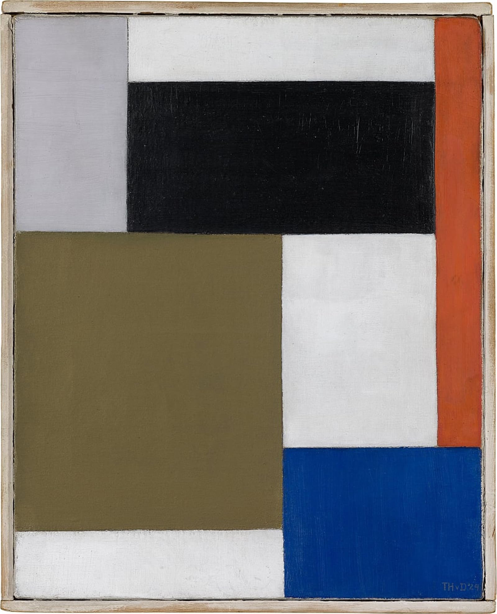 SERENDIPITP Abstract Painting Mural Print Picture Wall Decor Painting Komposition by Theo Van Doesburg Vintage Wall Artwork for Home Decor 60x90cm