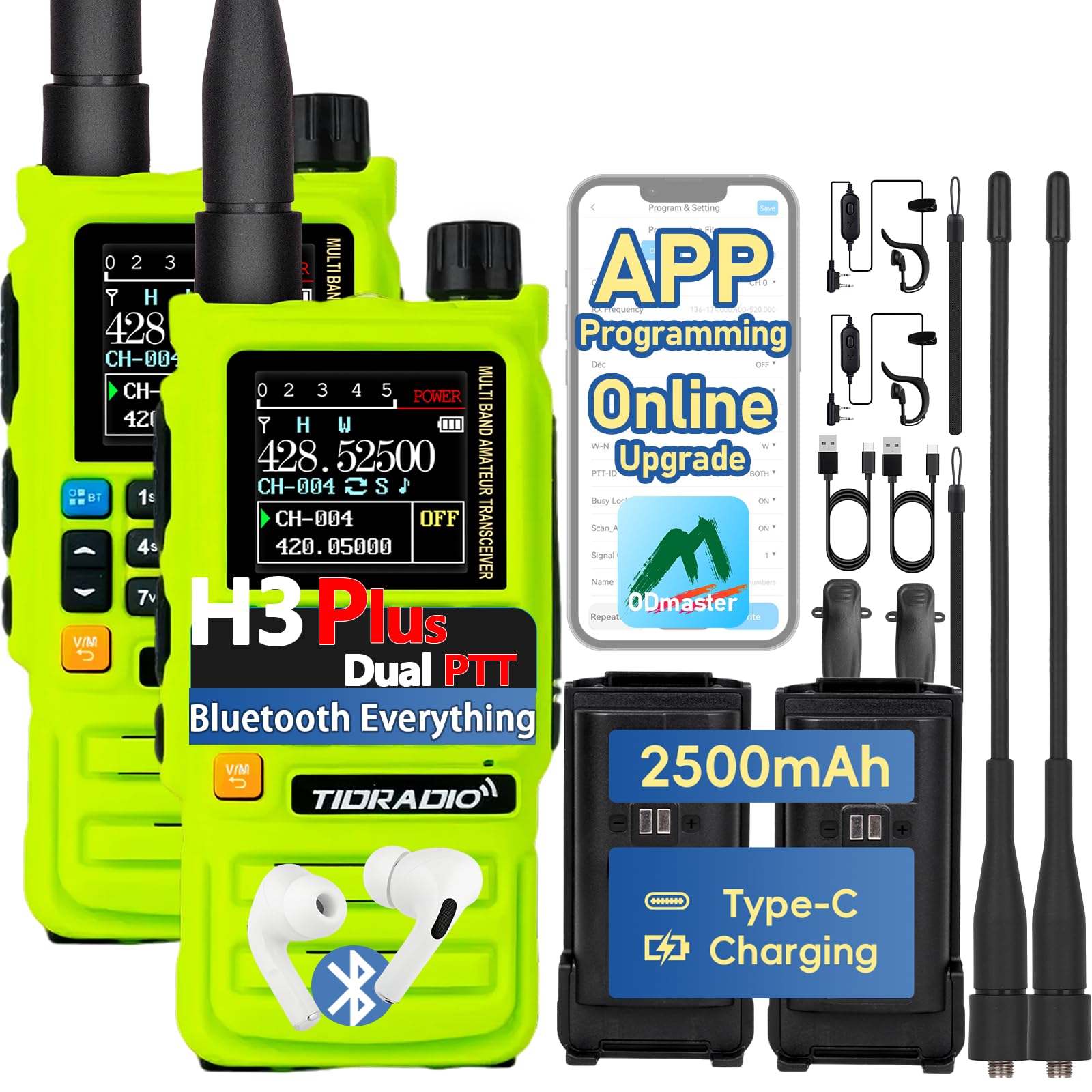 TIDRADIO TD-H3 Plus Ham Radio Handheld