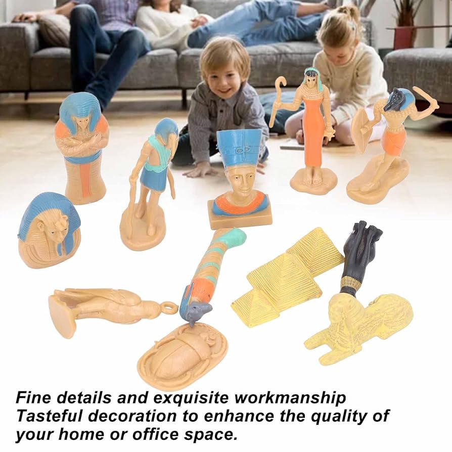エジプト・ミイラ・人形・おもちゃ Amazon.co.jp: 12PCS古代エジプトのおもちゃミニチュア