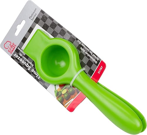 Miniatura 2 de Chef Craft Exprimidor de limalimón de plástico, 7.5 pulgadas de largo, verde
