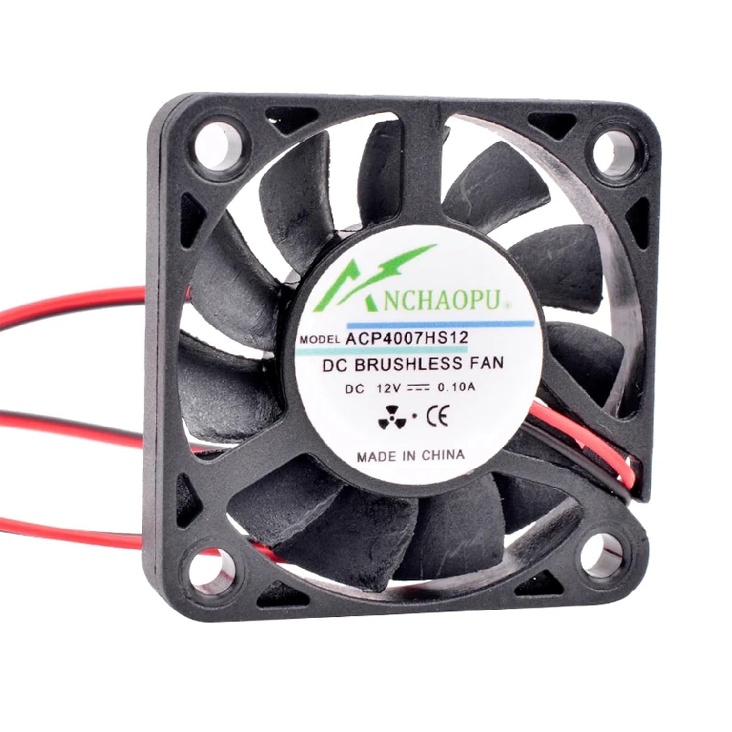 ACP4007HS12 4cm 40mm 40x40x7mm DC5V/12V/24V 0.10A Cooling Fan for Computer Router Mobile Phone Transformation(5V USB Plug)